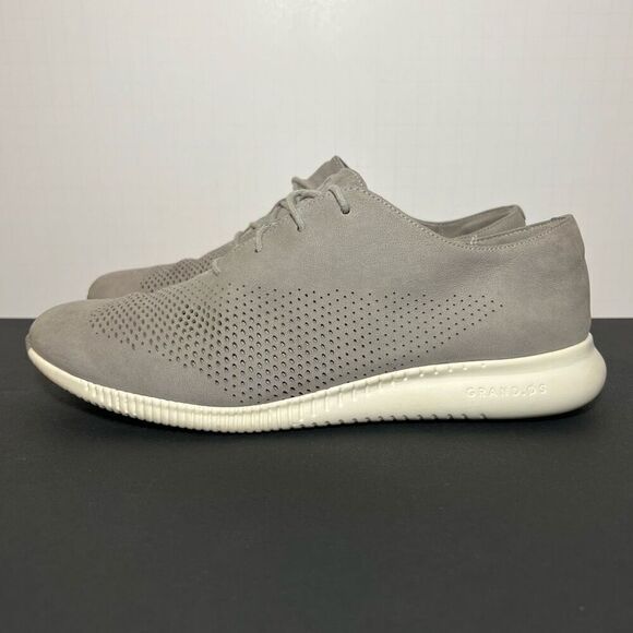 Womens COLE HAAN 2.Zerogrand Gray Oxford Shoes / Size 7.5 Medium - Picture 3 of 9